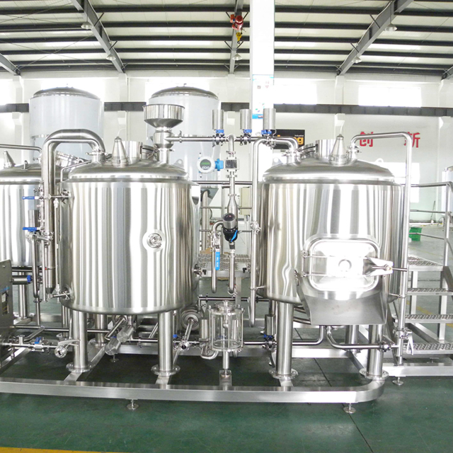 500L Craft beer brewer used micro brewery equipment spike ...